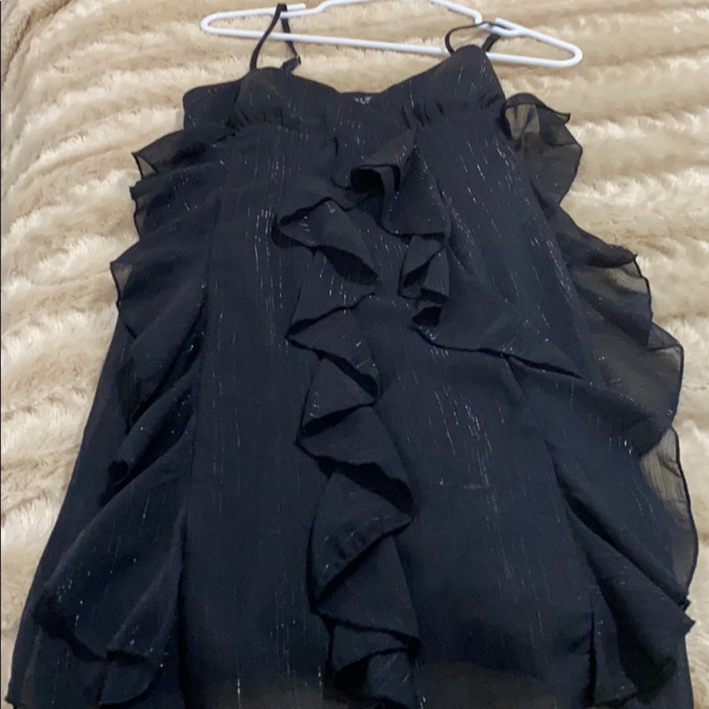 Nine West Ruffle Detail Empire Dress